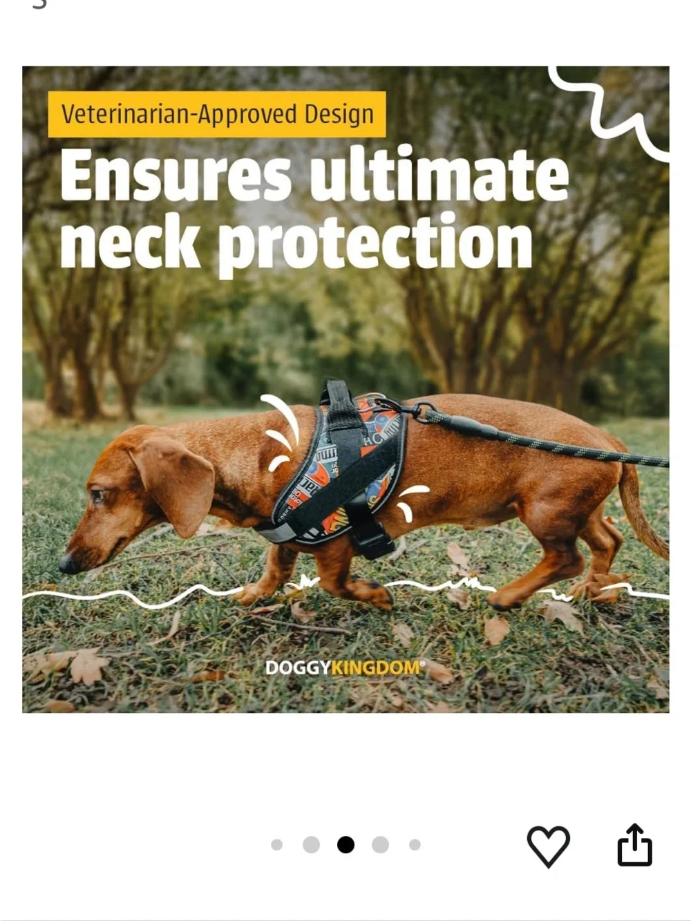 Blue Reflective Comfort Harness no choke with Handle adjustable reflective S